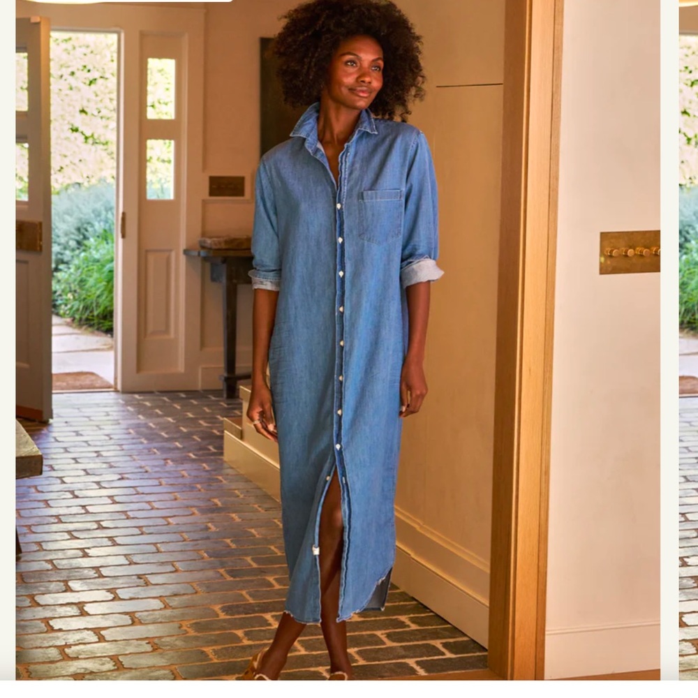 Frank and Eileen Medium denim RORY shirt dress